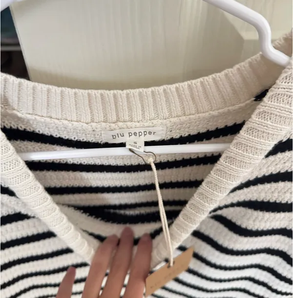 Short sleeve sweater Multiple - Image 2