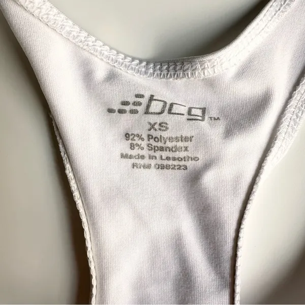 Boston Consulting Group White Sports Bra SZ XS - Image 4