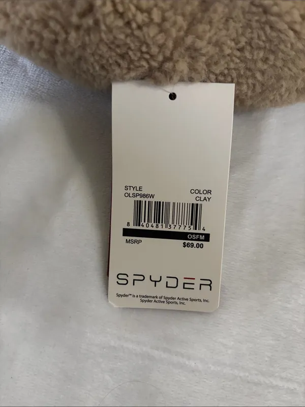 Spyder Faux Fur Earflap Hat - Tan - Image 5