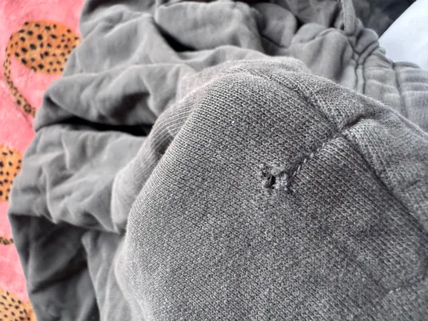 Aerie Sweatpants Slits/Holes Women’s Gray - Image 4