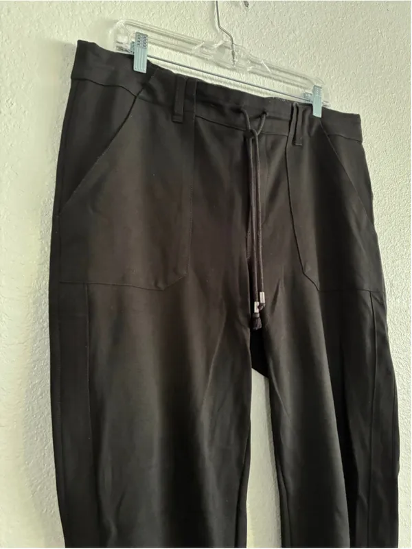 Democracy High Rise Black Trousers Size XL - Image 3