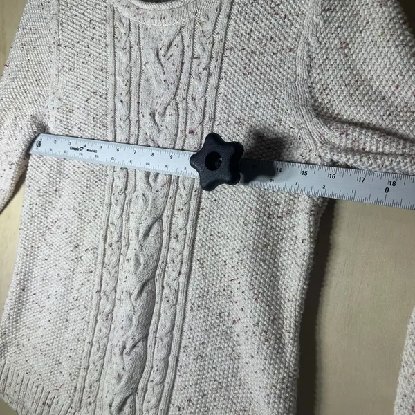 LL Bean Women’s Crewneck Pullover Sweater Henley Size‎ Small - Image 5