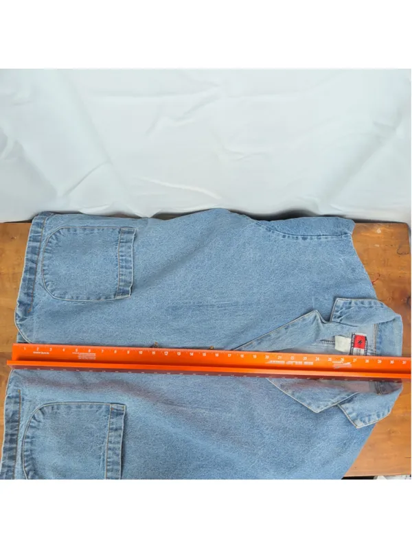 Vintage Cotton Denim Ladies' Blazer - Image 4