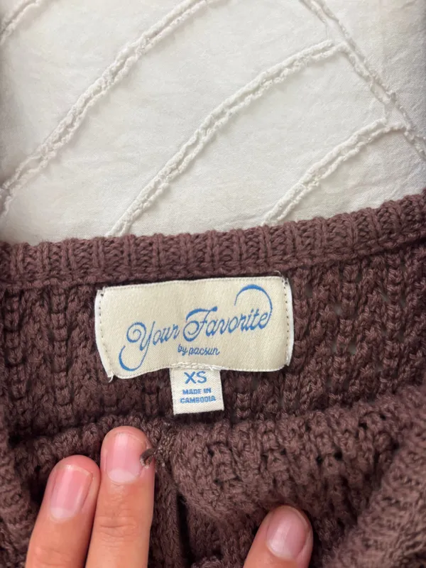 Brown knit tank Size XS - Image 4