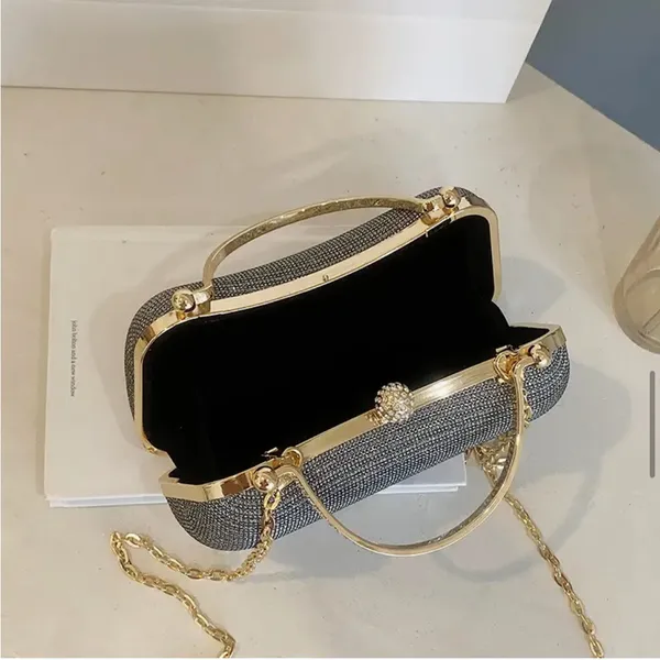 Elegant Unbranded Black Evening Bag - Image 12
