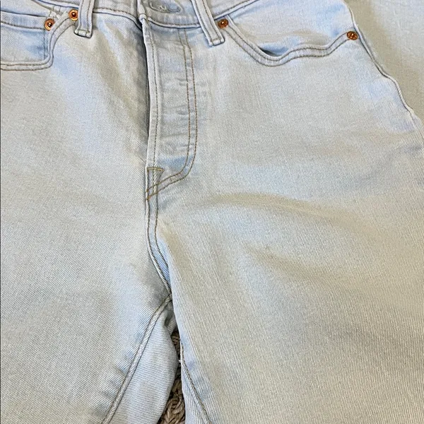 Levi’s Blue Ribcage Jeans - Image 3