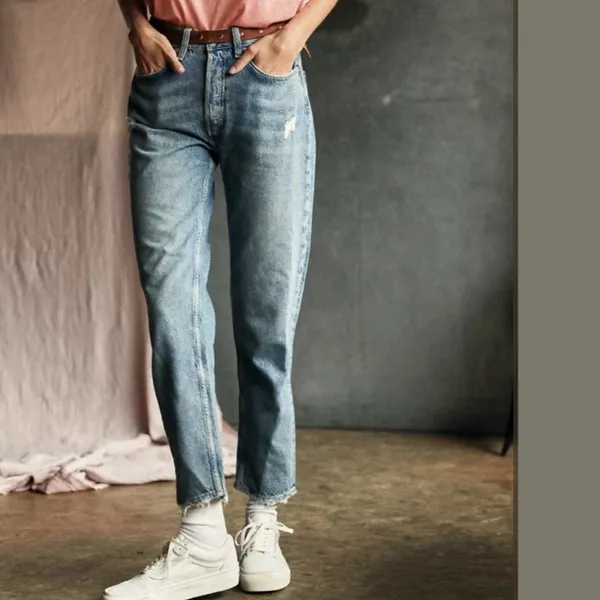 We The Free Free People Fast Times High Rise Mom Jeans in Acadia size 31 $98 - Image 6