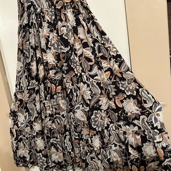 Kyemi maxi floral tie strap dress size Large. NWT - Image 7