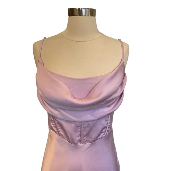 Princess Polly Lillie Midi Dress In Purple Size 10 - Image 4