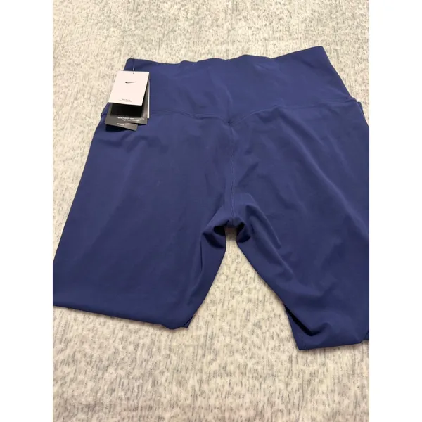 Nike Zenvy High Rise 7/8‎ Leggings Navy Blue InfinaSoft DQ6015-410 Womens XL NWT - Image 4