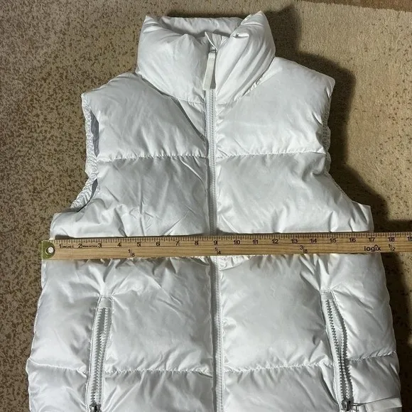 Vuori Hillside Insulated Puffer Vest White Duck Down VW581 Womens XXS - Image 2