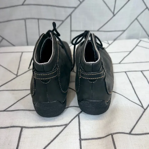 Duluth Trading Co Chukka Boots Size 9 Black Leather‎ Lace Up Ankle 77703 - Image 3