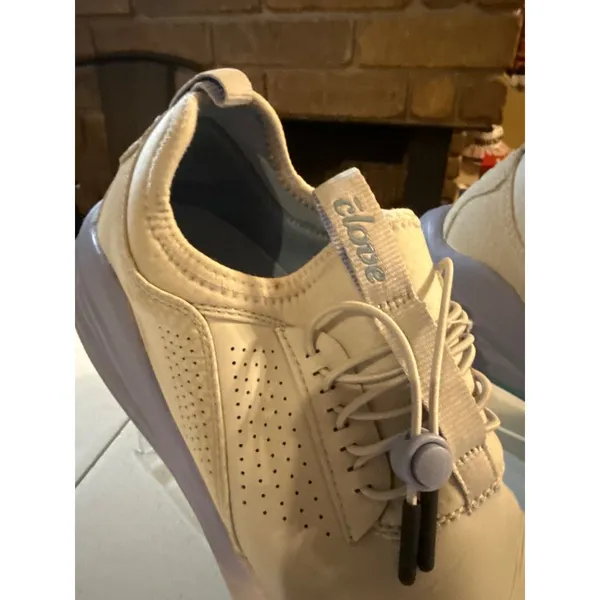 Clove White/Grey Womens Nursing Shoes Size 8 - Image 5