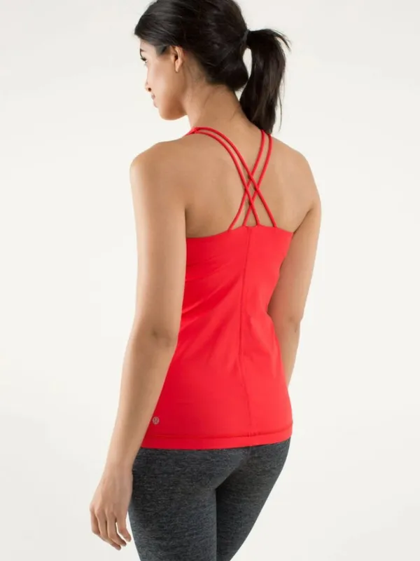 LULULEMON Free To Be Tank in Love Red colorway Size 6 - Image 2
