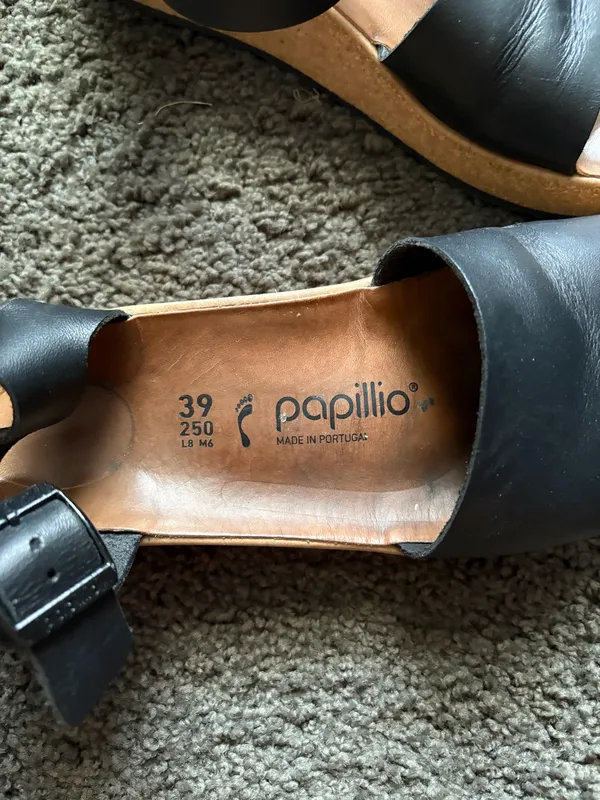 Birkenstock Papillio Glenda Black Platform Sandals - Image 4