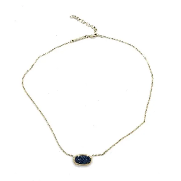 Kendra Scott Indigo Blue Drusy 18 inches Length - Image 2