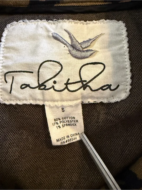 Anthropologie Tabitha Leopard Print Utility Jacket Women’s Sz S Safari Military - Image 8