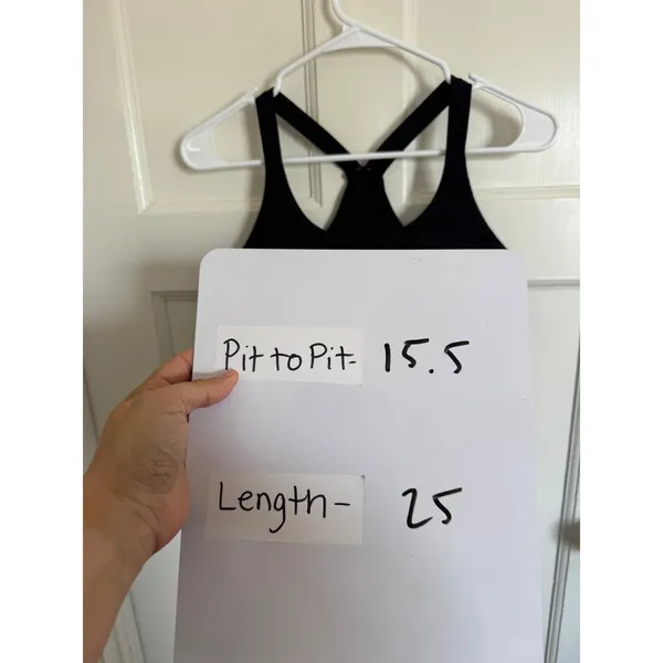 Lululemon Dark Gray Ebb to Street Tank Top Light Support, B/C Cup size 8 - Image 6