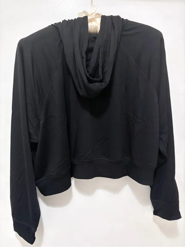 Torrid Lightweight French Terry Zip-Up Crop Hoodie Black 6X NWT‎ - Image 7