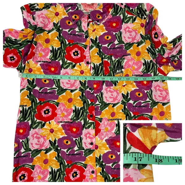 Bouffants & Broken Hearts All the Flowers Shirt Dress - XS - Image 7