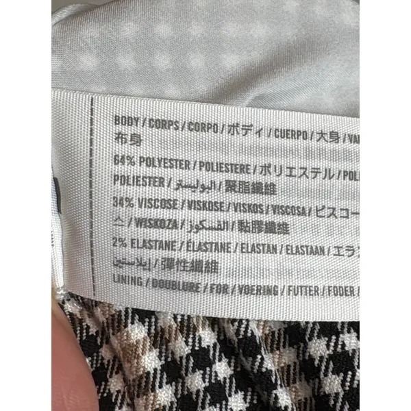 Hollister Ultra High-Rise Houndstooth Plaid Skort y2k preppy Academia - Image 6