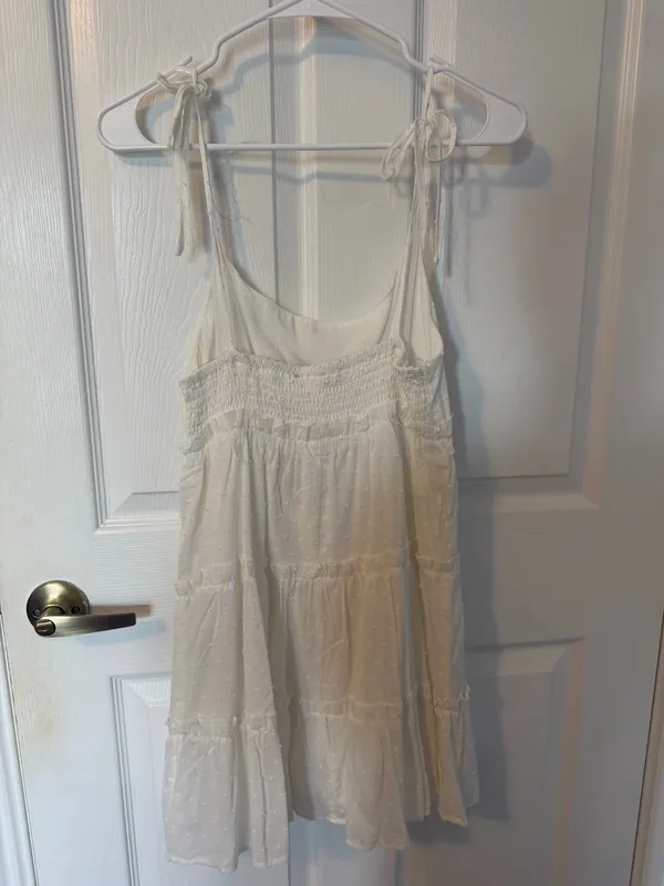 Altar'd State White Flowy Dress - Image 3