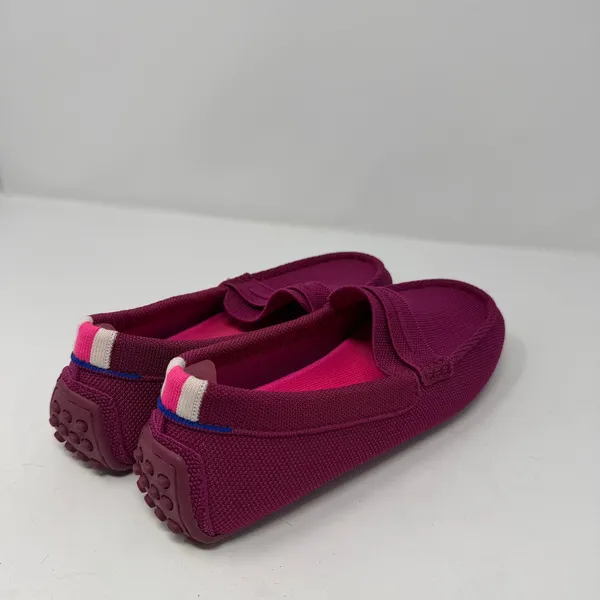 Rothy's The Driver Penny Loafer Sangria Purple Pink Sustainable Women Size 7.5 - Image 4
