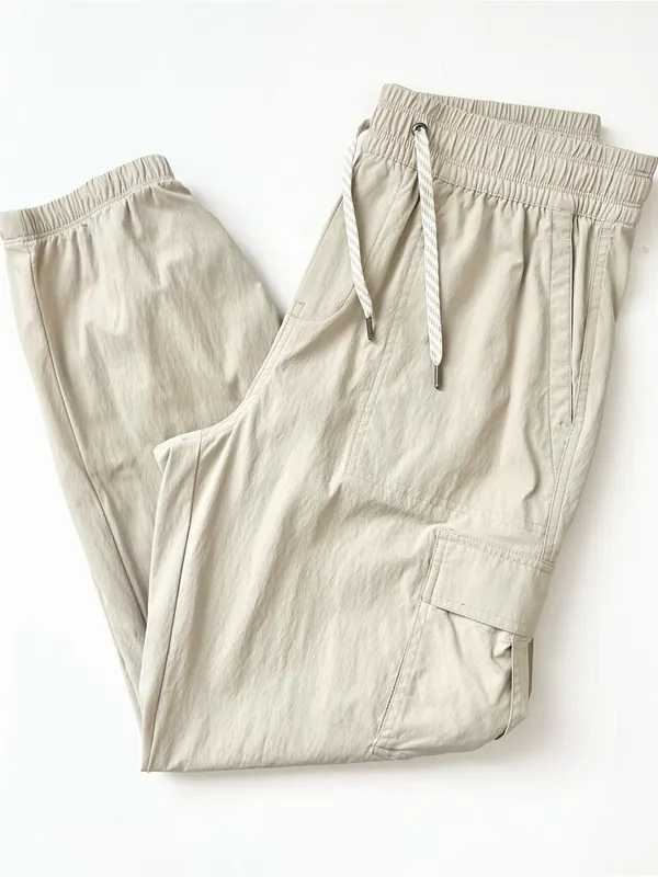 Vuori scout high rise cargo jogger pants dark salt medium - Image 3