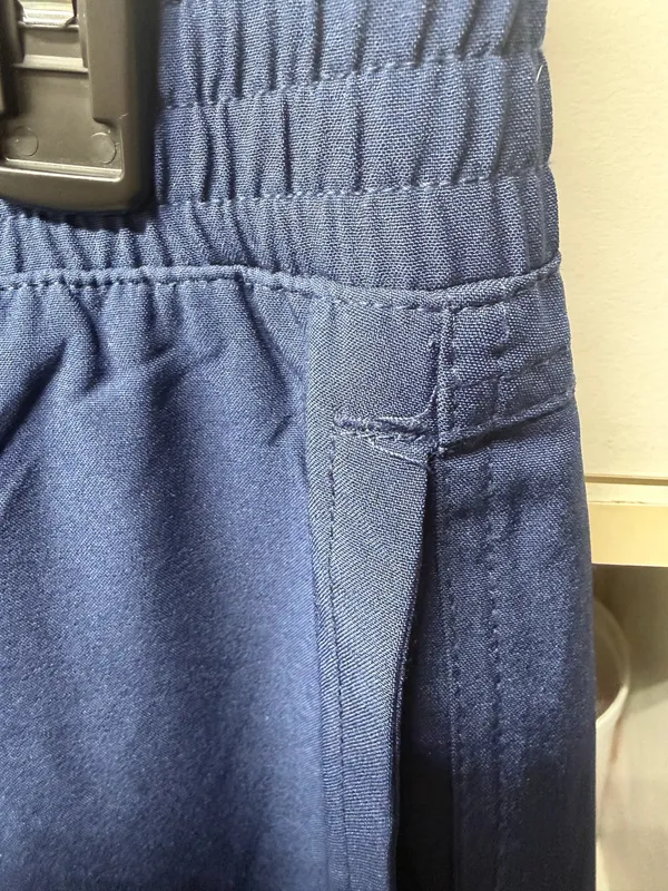 Med Couture Scrub Blue Navy Jogger Pants - Image 5