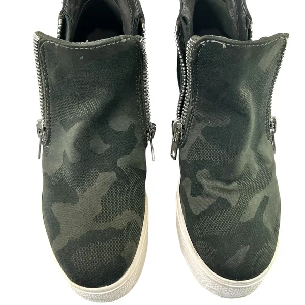 Steve Madden Wedgie Camo Platform Sneaker Bootie High Top Wedge Womens‎ 7M - Image 7