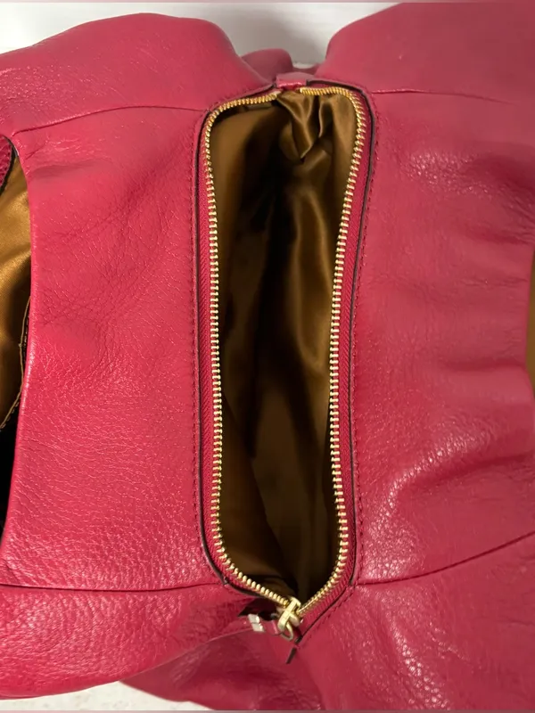 Coach Madison Phoebe Pebbled Leather Red - Image 9