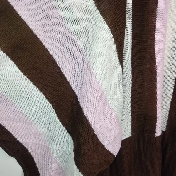 Carly B Neopolitan Cold Shoulder Sweater Top L - Image 7