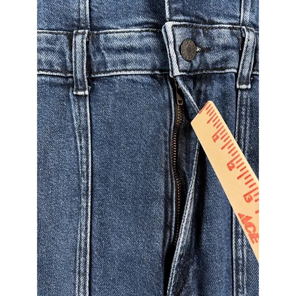 Rails Blue Moon Denim Jumpsuit Wide Leg V-Neck Button Front Blue XXL - Image 10