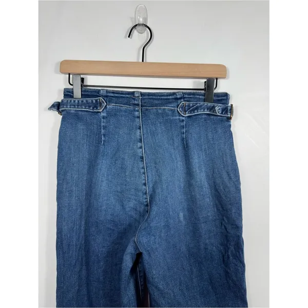 MOTHER Cinch Greaser Ankle Jeans Dark Stormy Night‎ Wide Leg Size 28 - Image 7