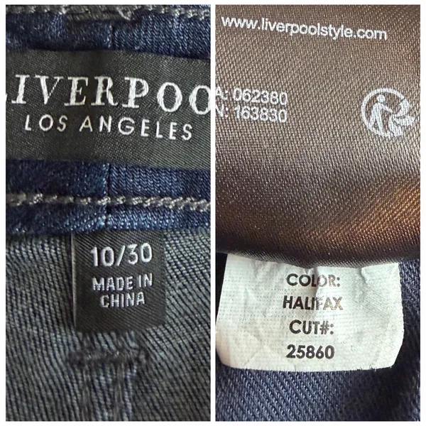 Liverpool Los Angeles Straight Leg Halifax Dark Wash Stretch Jeans Size 10 - Image 5