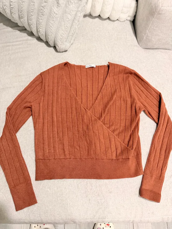 Burnt orange long sleeve Size 1X - Image 2