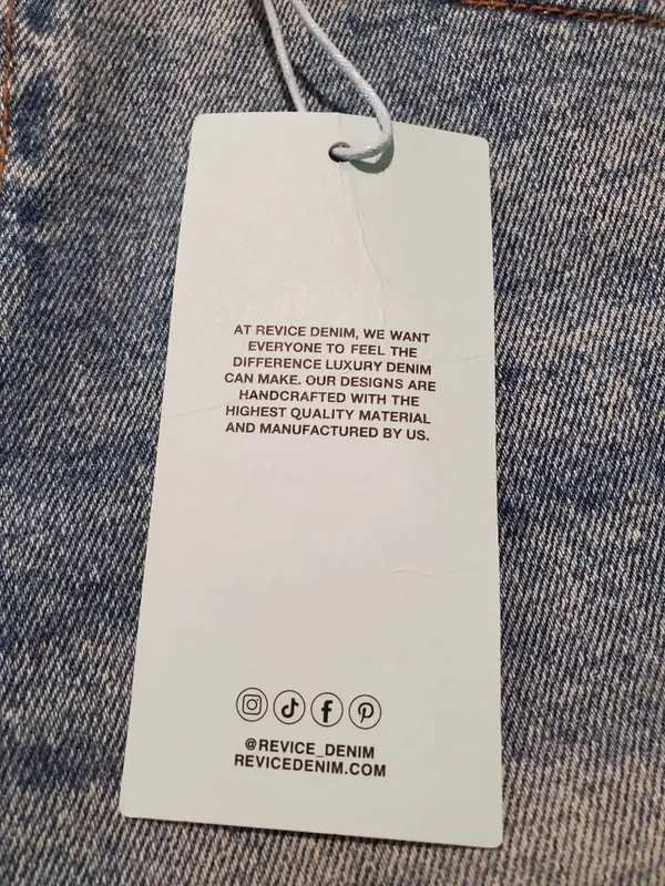 Revice NEW TLC Ocean Ave Low Rise Baggy Jeans in Blue Size 27 - Image 11