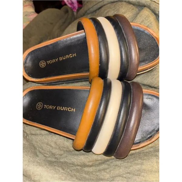 Tory Burch Quilted Platform Sandals 7.5 - Image 7