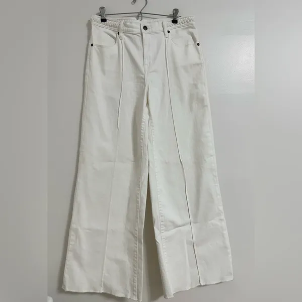 Johnny Was The Braided Wide Leg Jeans White 30 - Image 5