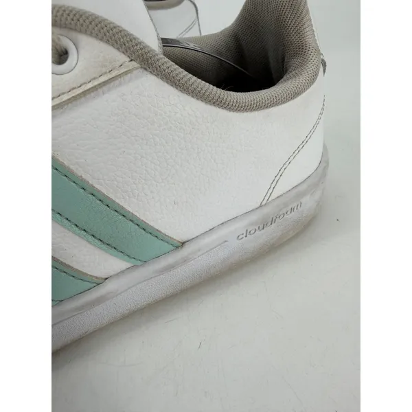 Adidas Cloudfoam Sneakers Women‎ Size 10 White Mint Green F33888 Low Top - Image 3
