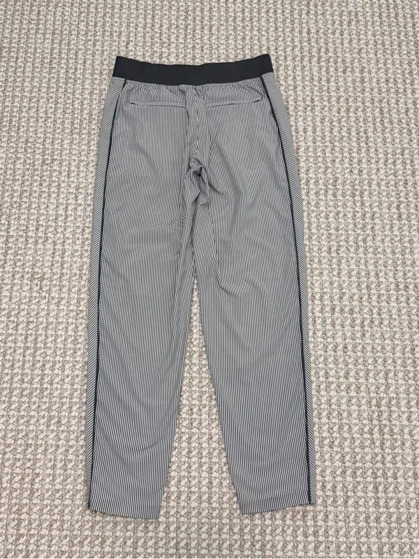 ATHLETA Brooklyn Textured Ankle Pant Size 4 City Stripe - Image 10