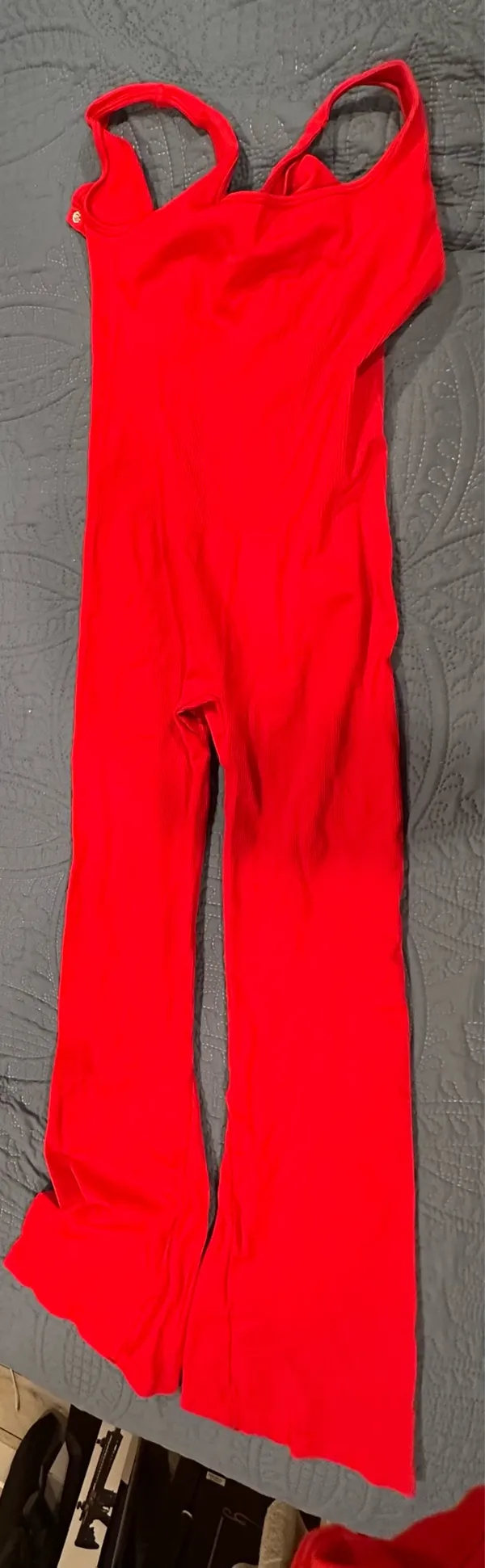 Red jumpsuit bootcut Size L - Image 6