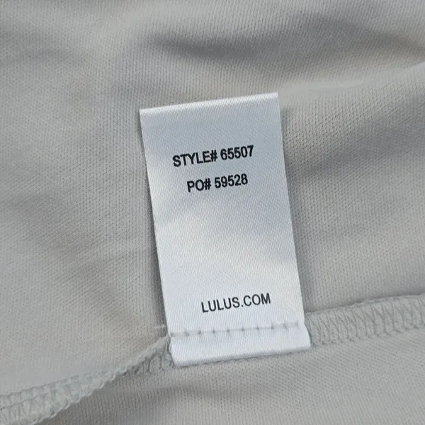 Lulus All I Need Floral Print Lace-Up Maxi‎ Dress in Grey Small - Image 10