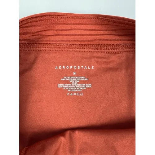 Aeropostale Burnt Orange‎ Ribbed High Waisted Bikini Bottoms Size Medium - Image 5