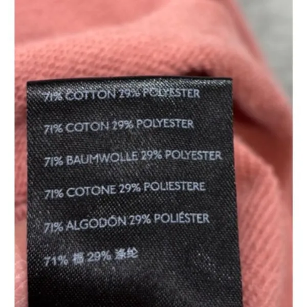 Urban‎ Outfitters Pink V-Neck Long Sleeve Sweatshirt M Distressed - Image 5