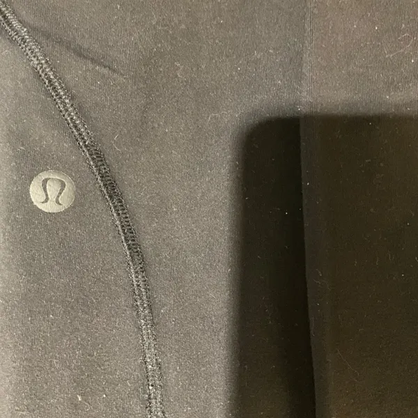 LULULEMON Black Long Leggings Back Pockets Size 2 - Image 4