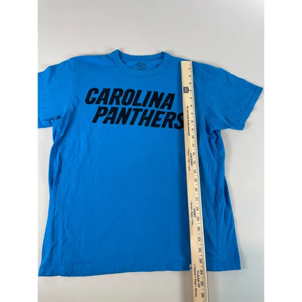 47 Brand Womens Carolina Panthers Blue Cotton Tee Shirt Size S - Image 8
