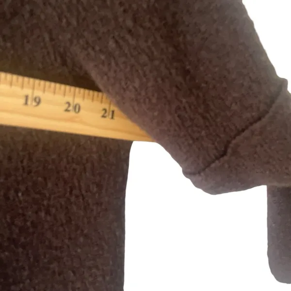 True Grit Women's Size Large Brown Chunky Button Hippie‎ Knit Sweater - Image 10