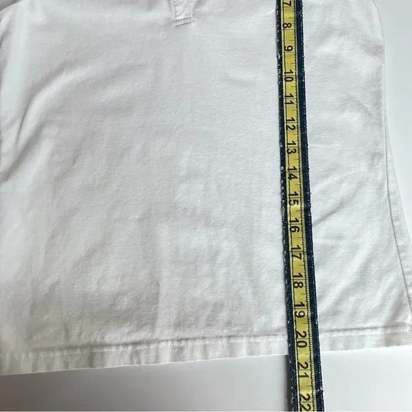 Y2K Sleeveless V-neck Collar Cotton Golf Athletic Tank Too XS Small - Image 6