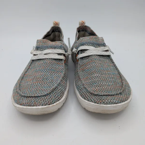 Hey Dude‎ Wendy Halo Azur Coral Knit Slip On Loafers Womens 7 121832112 - Image 3